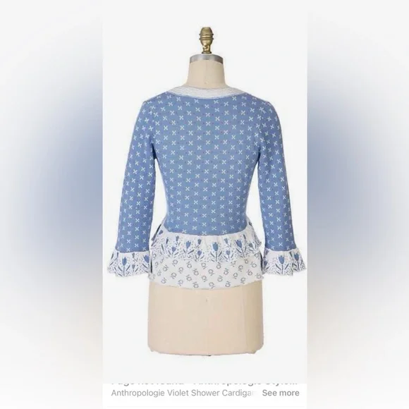 Anthropologie moth sweater top sz XS - Picture 2 of 14
